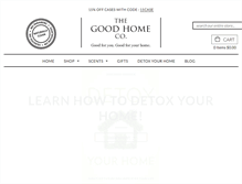 Tablet Screenshot of goodhomestore.com